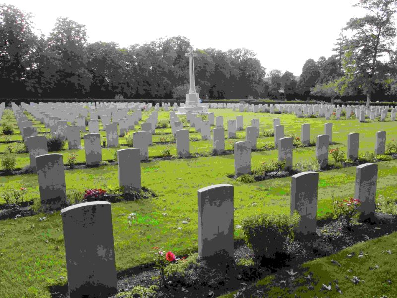 CWGC cemetery at Botley in Oxford