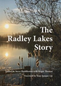 Front cover of 'The Radley Lakes Story', published in March 2025